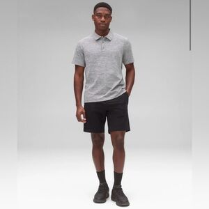 Reigning Champ Charcoal Flat Front Shorts